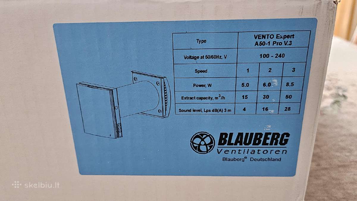 Mini rekuperatorius Blauberg - nuotraukos Nr. 2