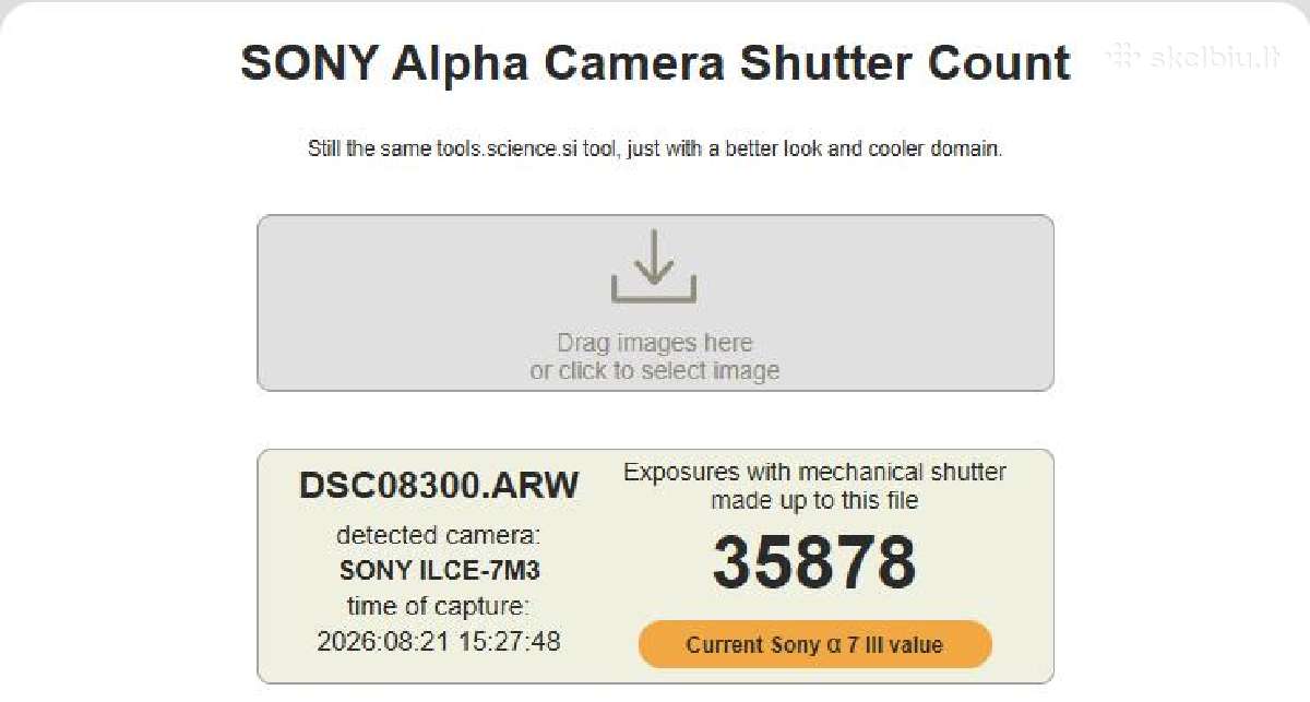 Sony A7 III Body - nuotraukos Nr. 7