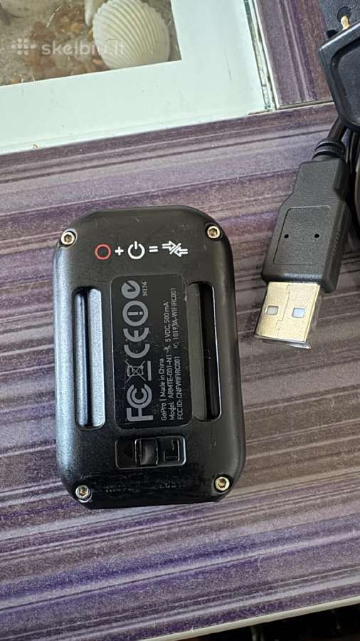 Hero3 - Hero7 kameros pultas su pakrovimo laidu - nuotraukos Nr. 2