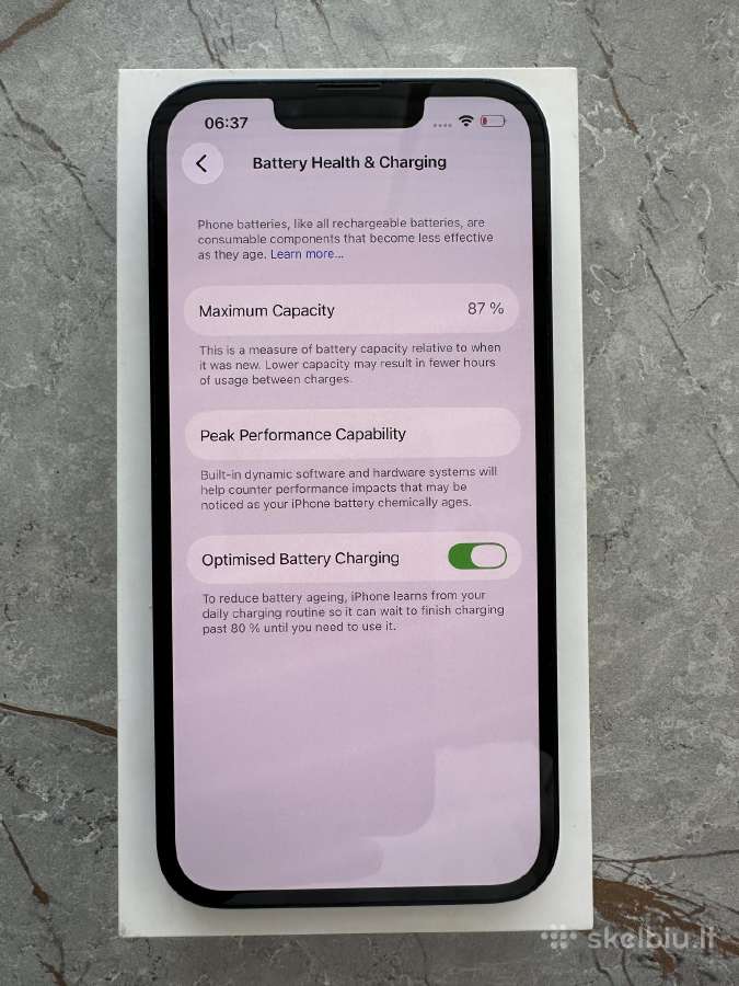 iPhone 14 128gb 87% - nuotraukos Nr. 8