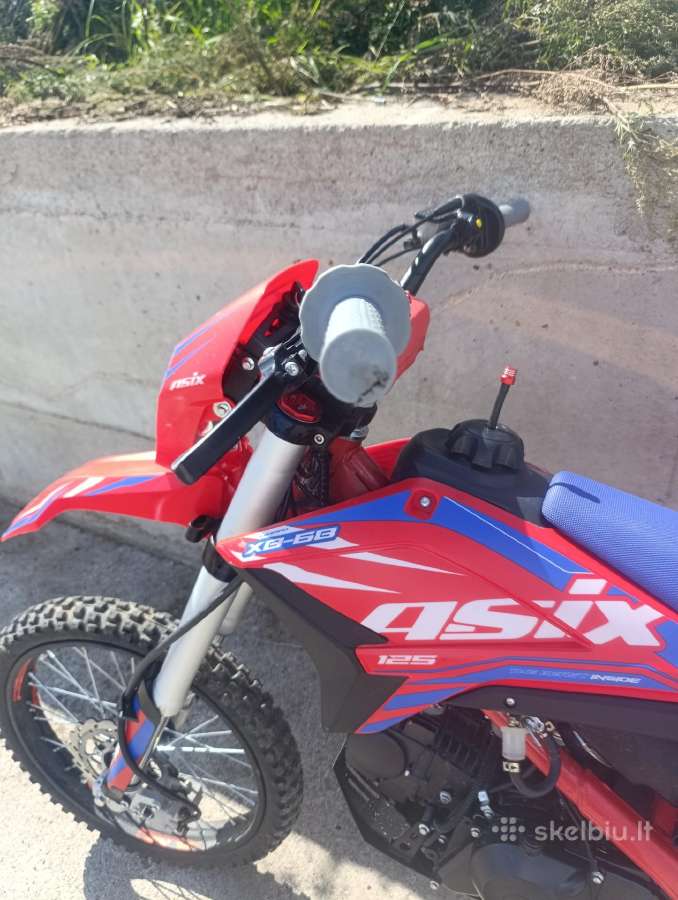 Asix xb-68 125cc krosinis +šalmas i kaina - nuotraukos Nr. 14