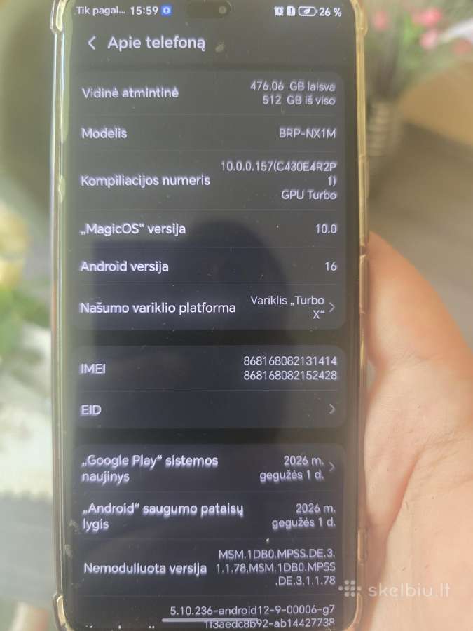 Honor magic 7 lite - nuotraukos Nr. 3