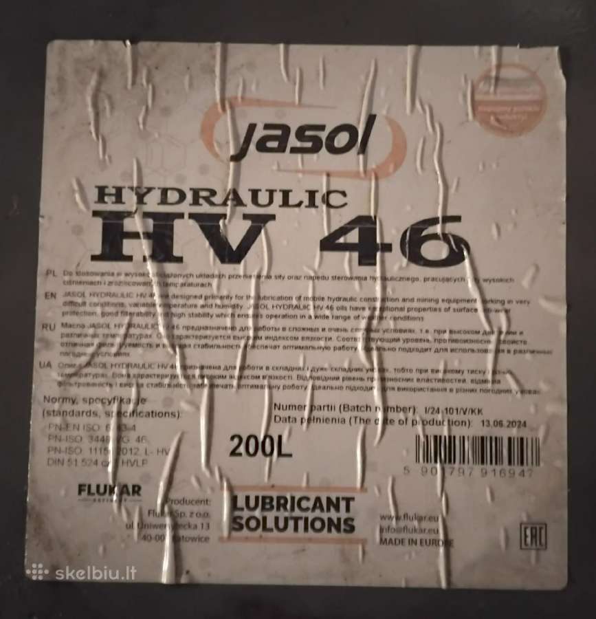 Hidrauline alyva - nuotraukos Nr. 2