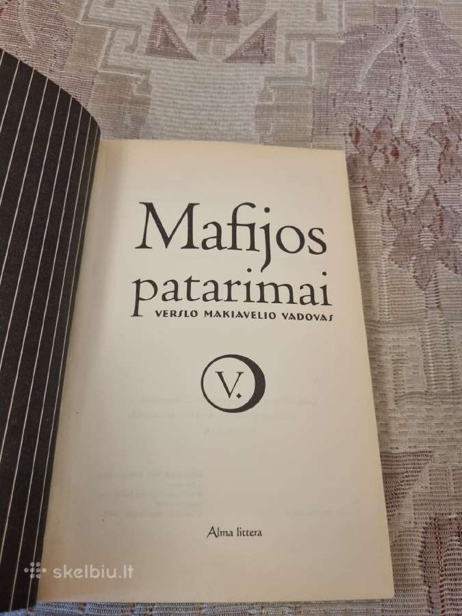 Mafijos patarimai - nuotraukos Nr. 2