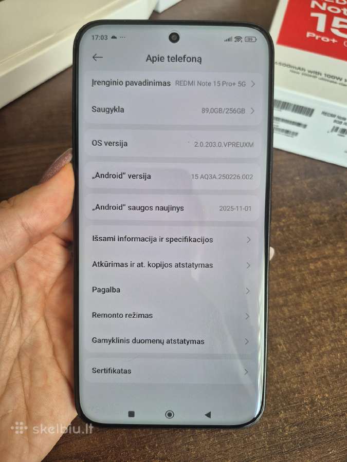 Redmi note 15pro+ 5G - nuotraukos Nr. 11