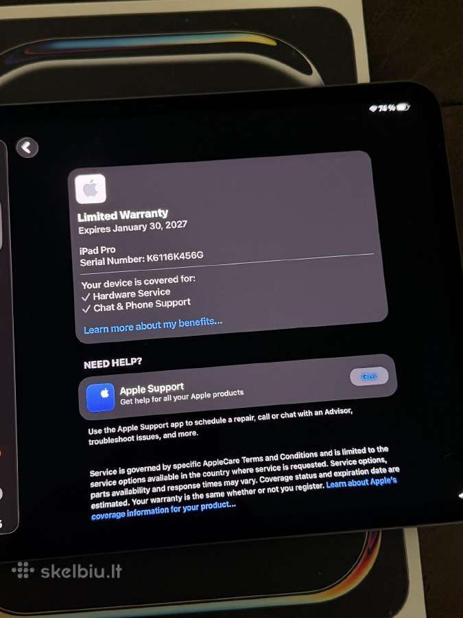 iPad Pro 11-inch (M5) Wi-fi - nuotraukos Nr. 3