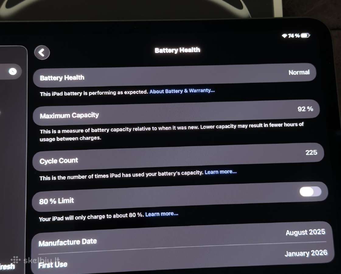 iPad Pro 11-inch (M5) Wi-fi - nuotraukos Nr. 4