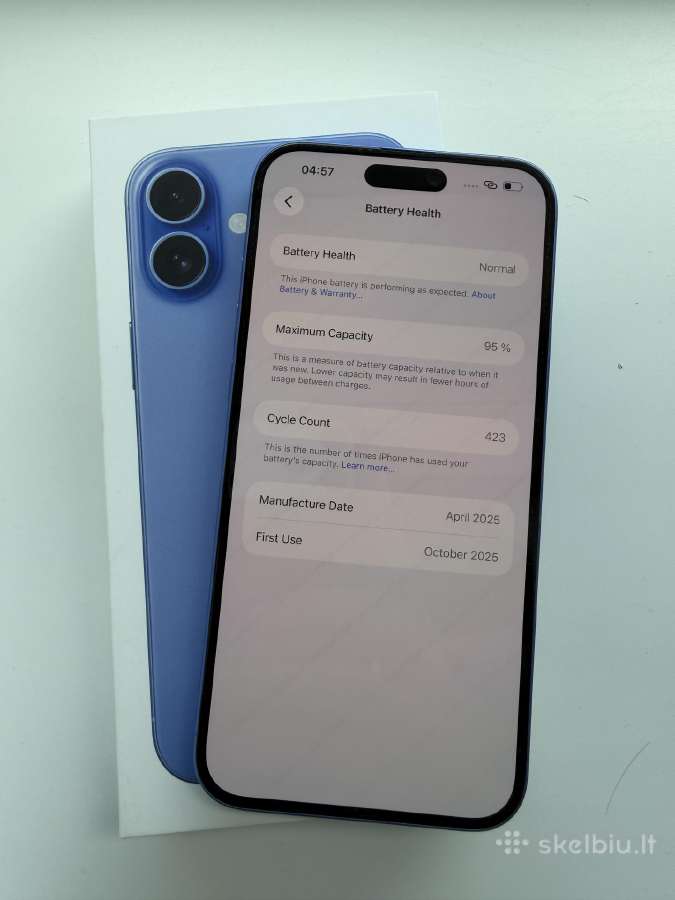 iPhone 16 Plus Apple Telefonas. - nuotraukos Nr. 3