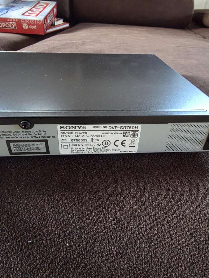 Sony Dvd/CD grotuvas - nuotraukos Nr. 5