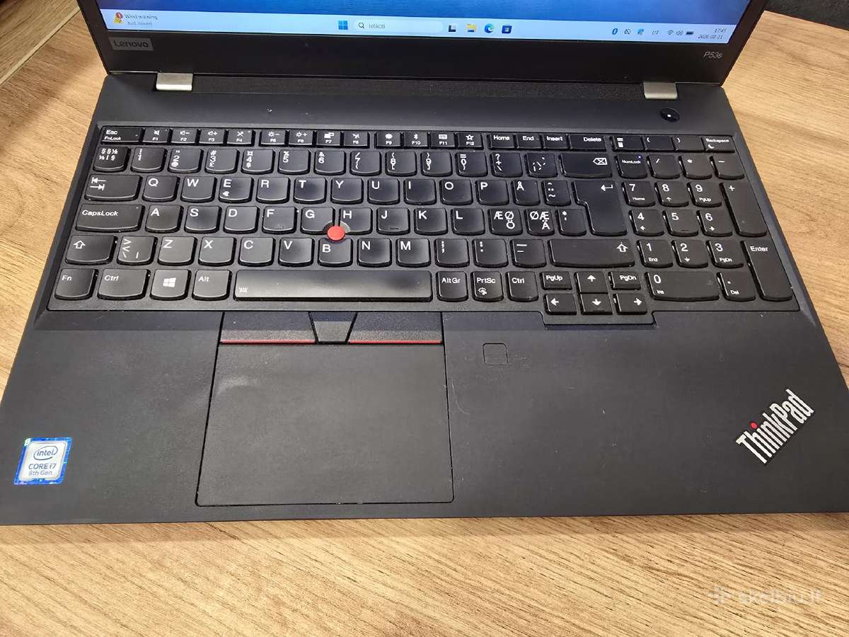 Lenovo Thinkpad P53s 15.6"i7-8/32gb/1t SSD/nvidia - nuotraukos Nr. 2