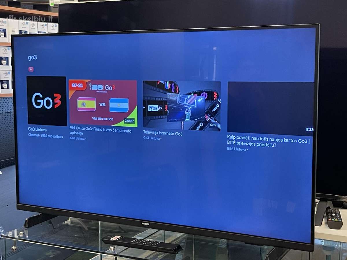 109cm 4k Uhd Philips Smart Android su garantija - nuotraukos Nr. 4