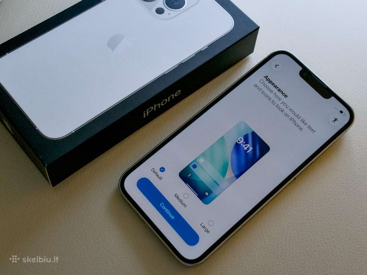 iPhone 13 Pro, 256 GB, Silver - nuotraukos Nr. 5
