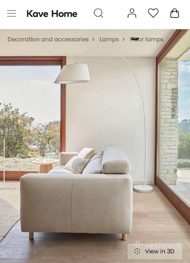 Kave home May grindinis šviestuvas toršeras - nuotraukos Nr. 7