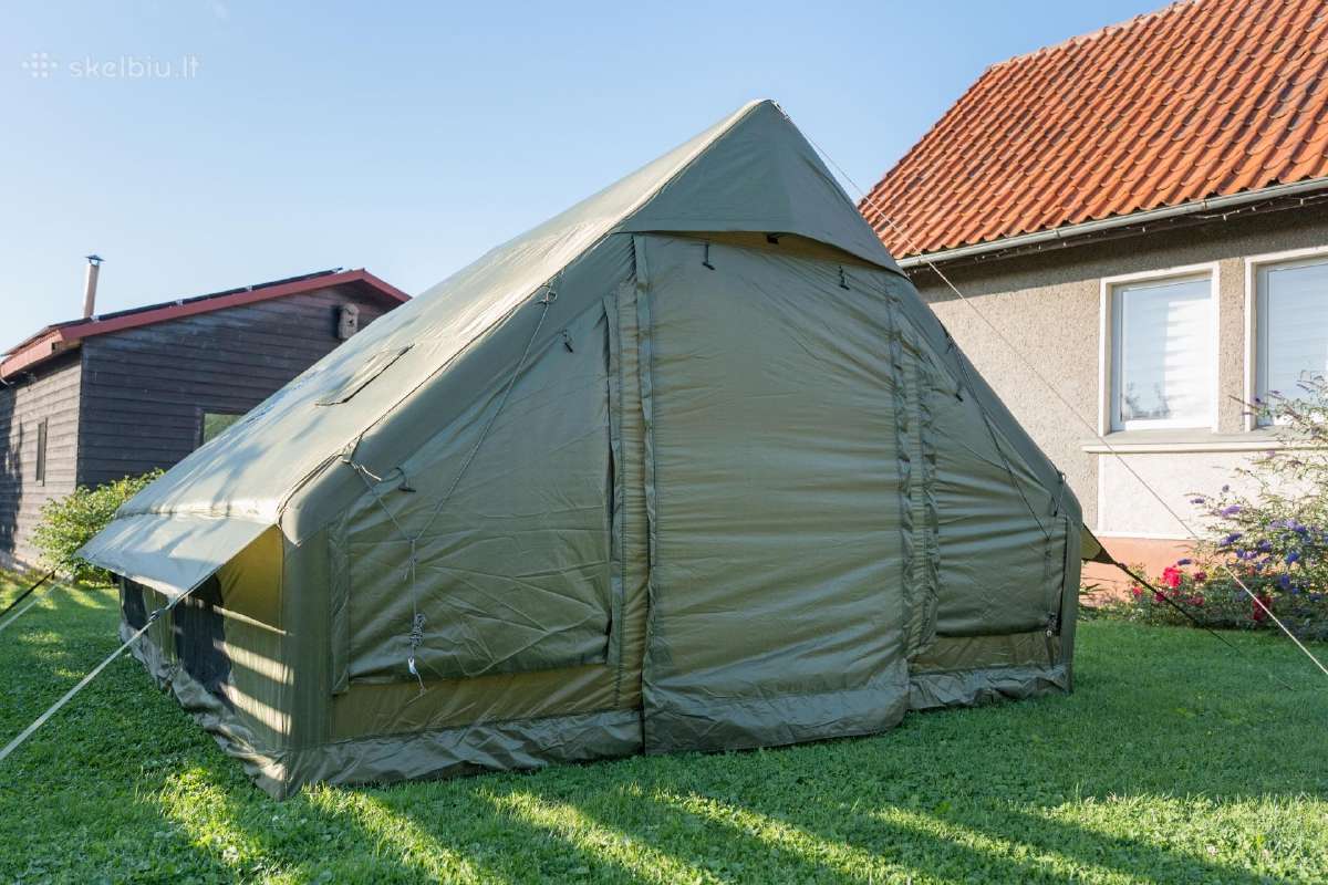 Itin erdvi pripučiama palapinė 8-10 vietų, 4x3 m. - nuotraukos Nr. 8
