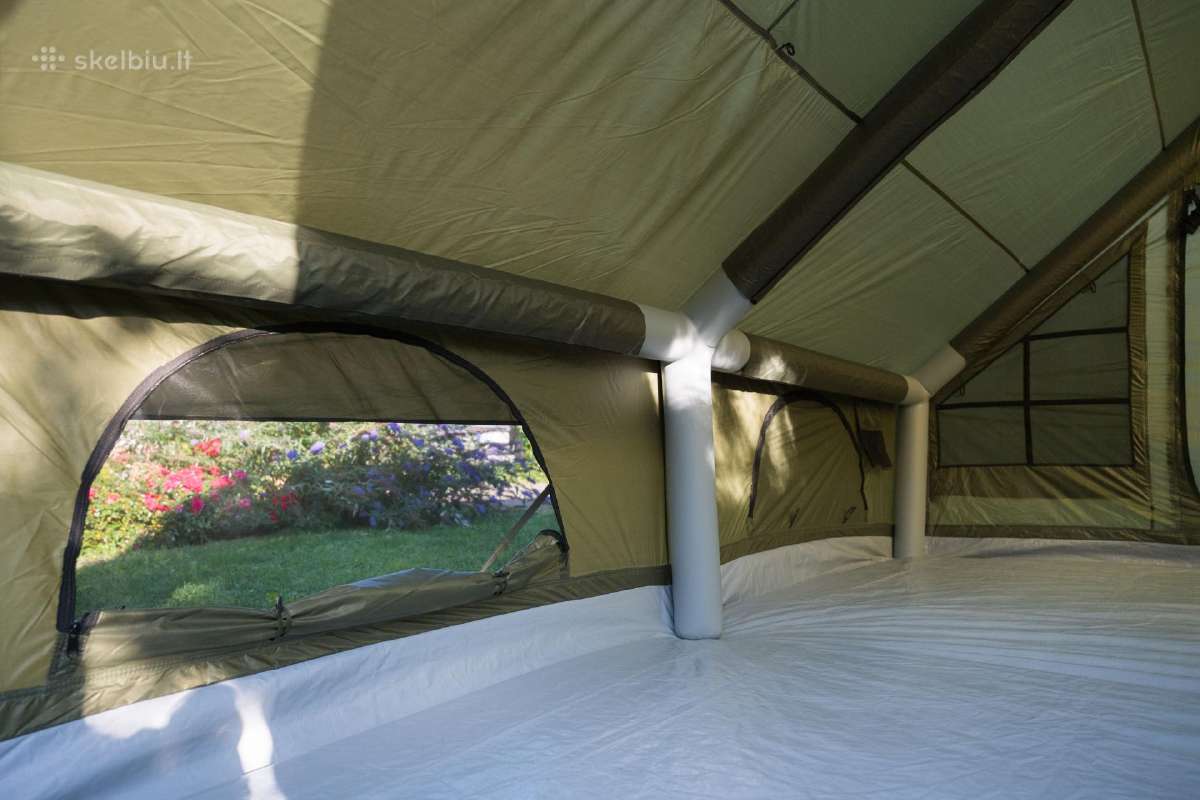 Itin erdvi pripučiama palapinė 8-10 vietų, 4x3 m. - nuotraukos Nr. 9
