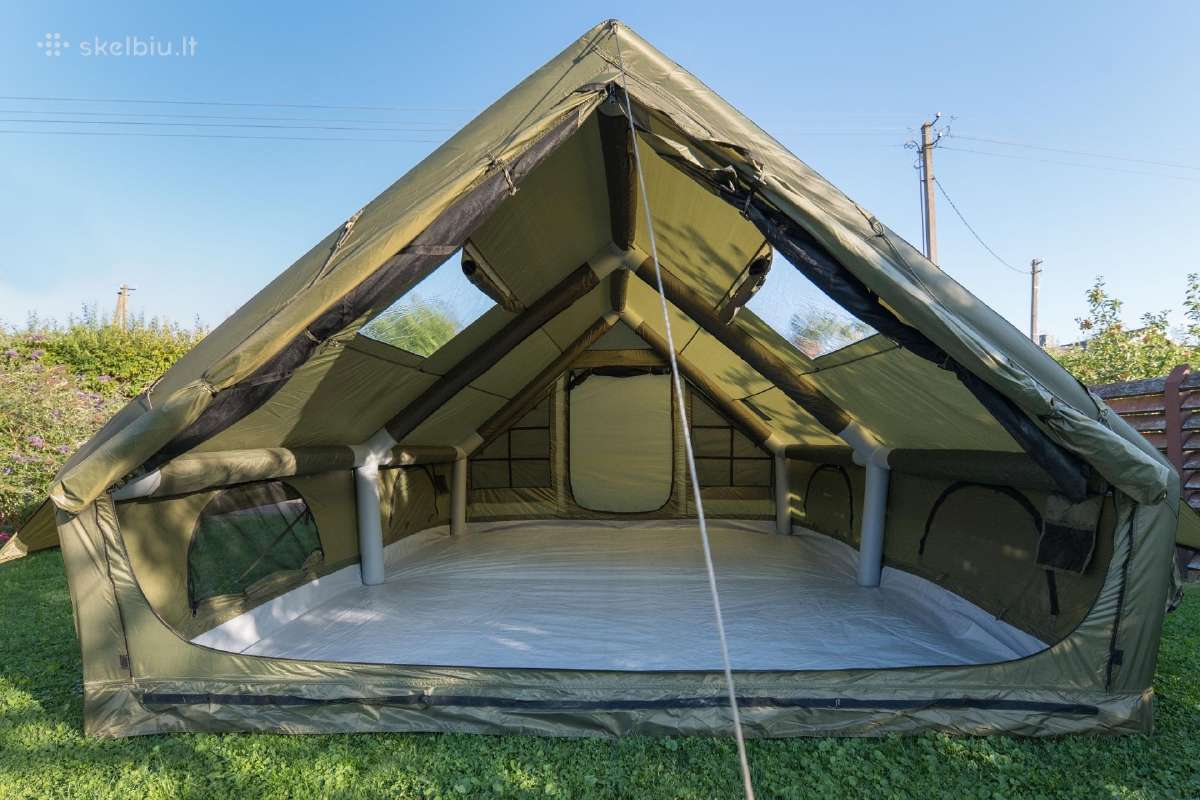 Itin erdvi pripučiama palapinė 8-10 vietų, 4x3 m. - nuotraukos Nr. 5