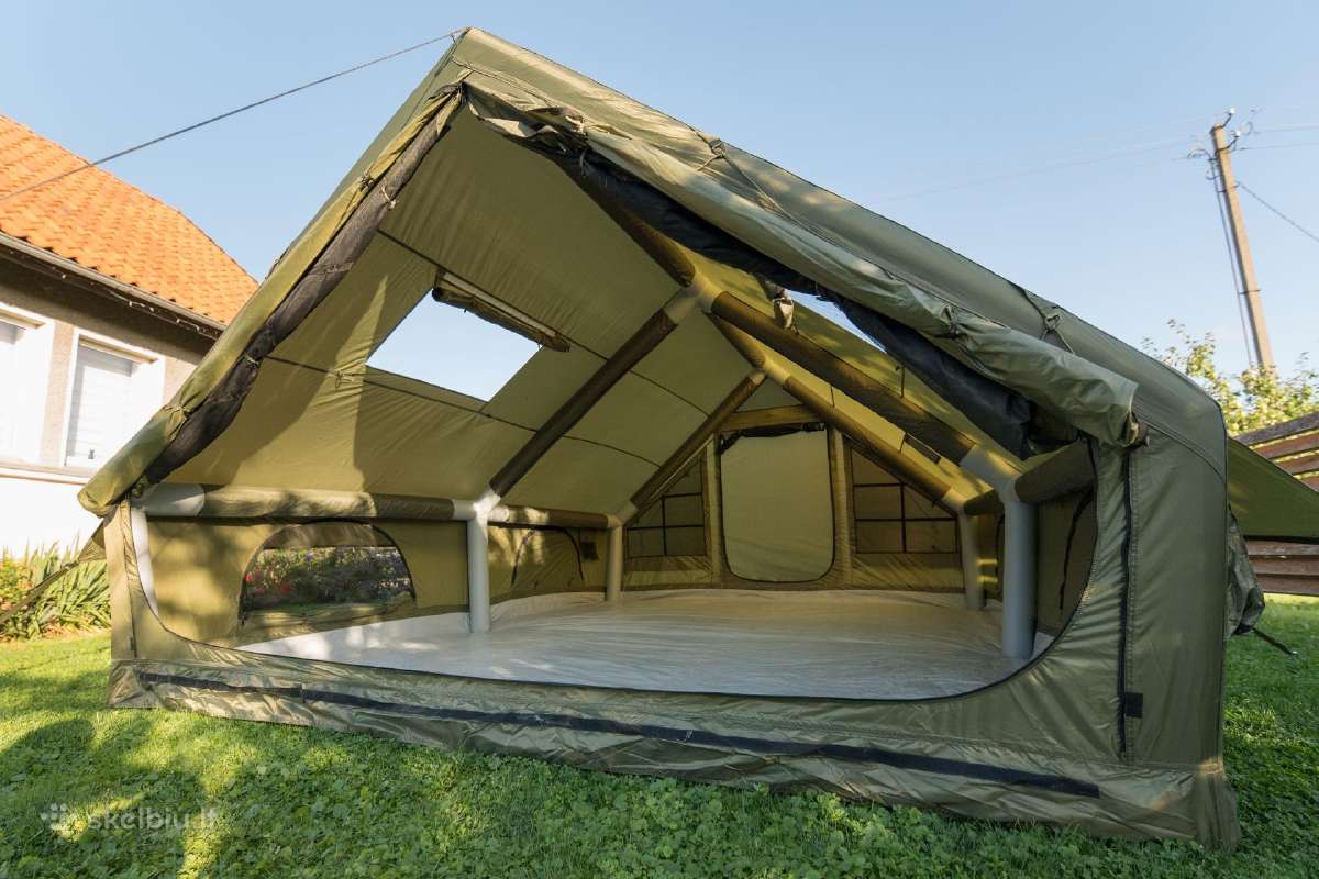 Itin erdvi pripučiama palapinė 8-10 vietų, 4x3 m. - nuotraukos Nr. 2