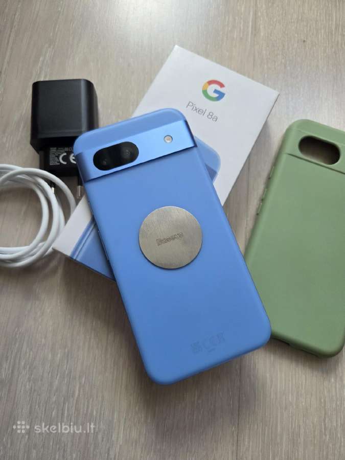 Google Pixel 8a 128gb, puikaus stovio, pilnu kompl - nuotraukos Nr. 5