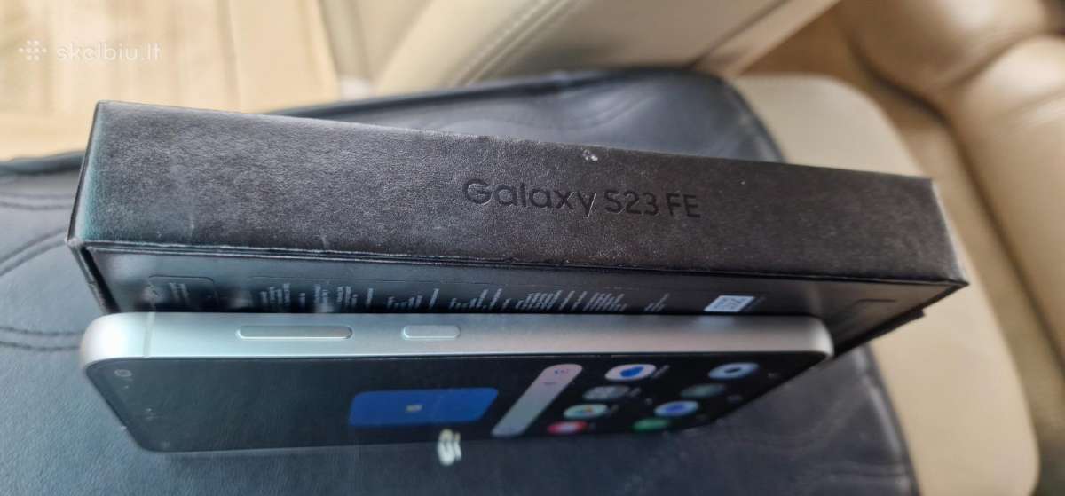 Samsung S23 fe - 235 eur. Gera būklė. - nuotraukos Nr. 3