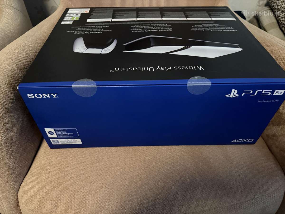 Nauja! Sony Playstation 5 Pro 2tb Su Garantija - nuotraukos Nr. 2