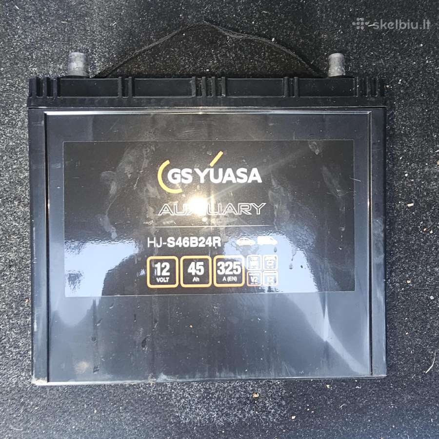 Gs Yuasa Auxiliary Hj-s46b24r akumuliatorius - nuotraukos Nr. 3