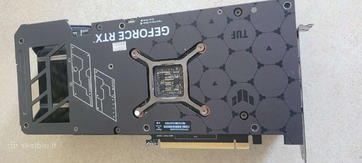 Asus Tuf Gaming Geforce Rtx 4070 12gb - nuotraukos Nr. 3