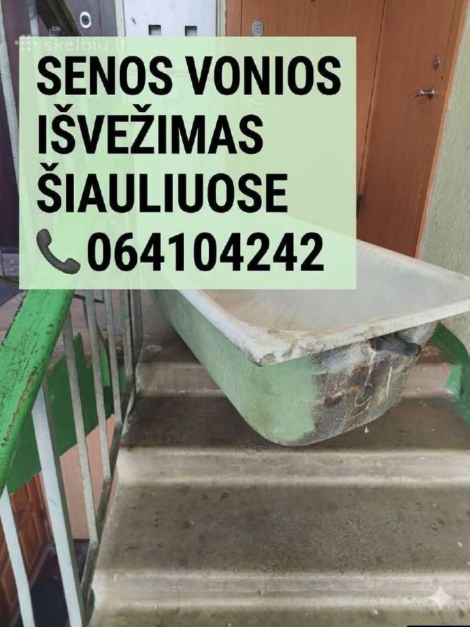 Krovinių pervežimas Senų baldų išvežimas,Šiauliai - nuotraukos Nr. 23