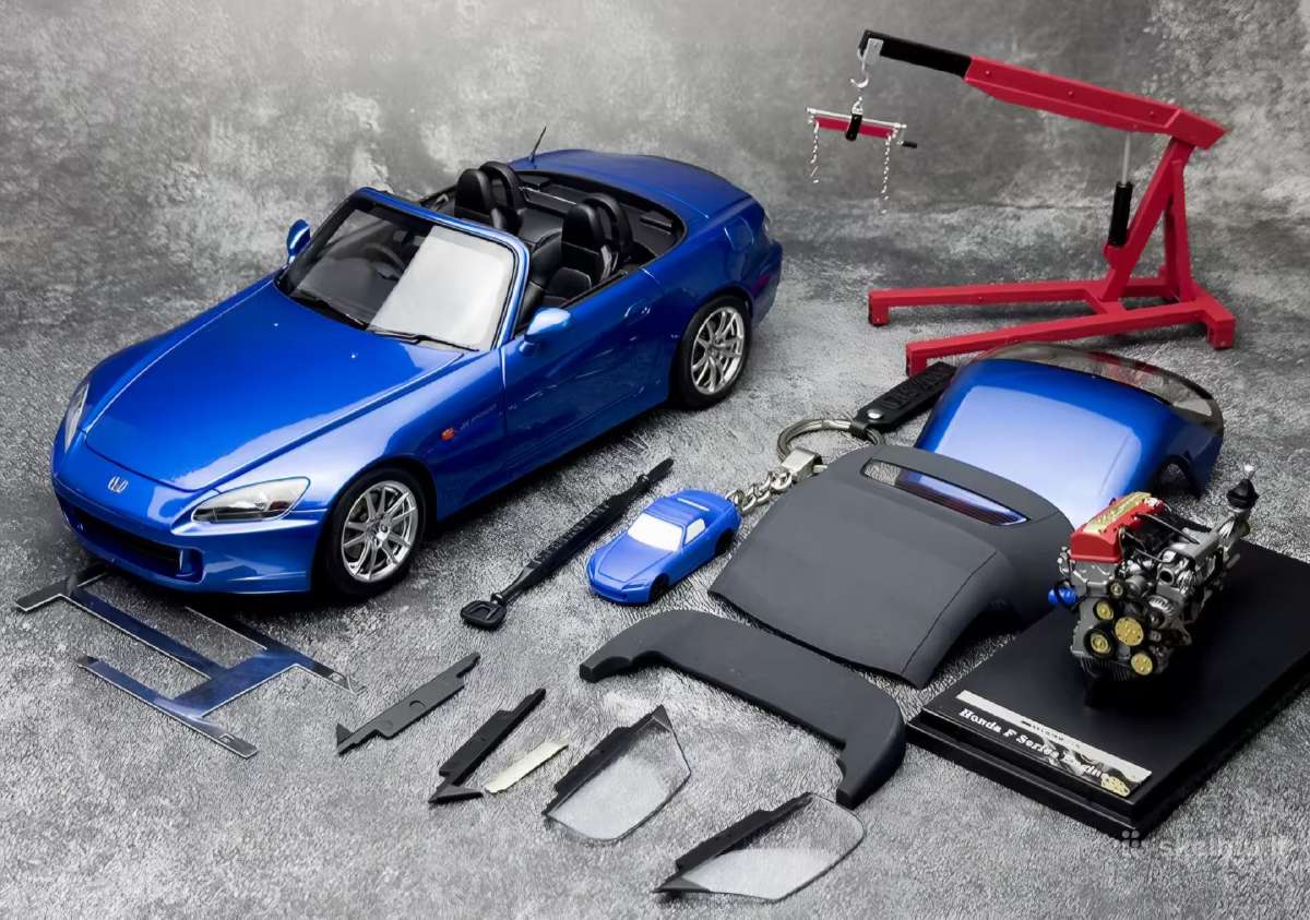 1/18 Honda S2000 Ap2 Bermuda Blue Motorhelix - nuotraukos Nr. 11