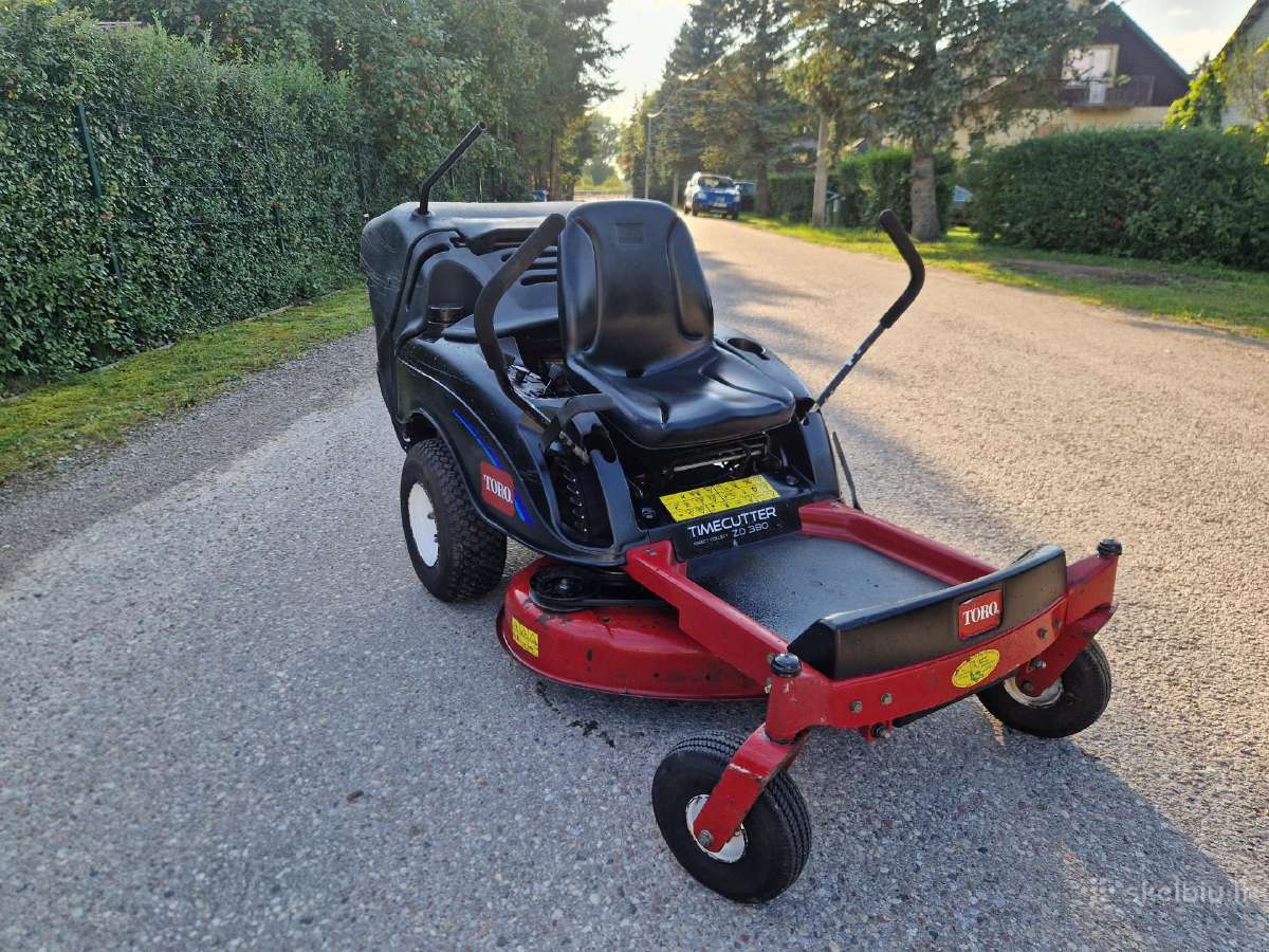 Toro kokybiškas nulinio apsisukimo traktoriukas - nuotraukos Nr. 2