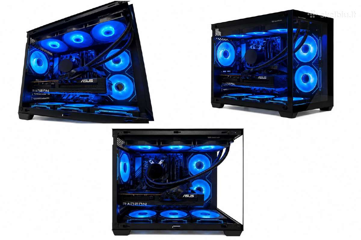 Naujas Gaming Pc Rx9070xt 7800x3d 32gb garantija - nuotraukos Nr. 2