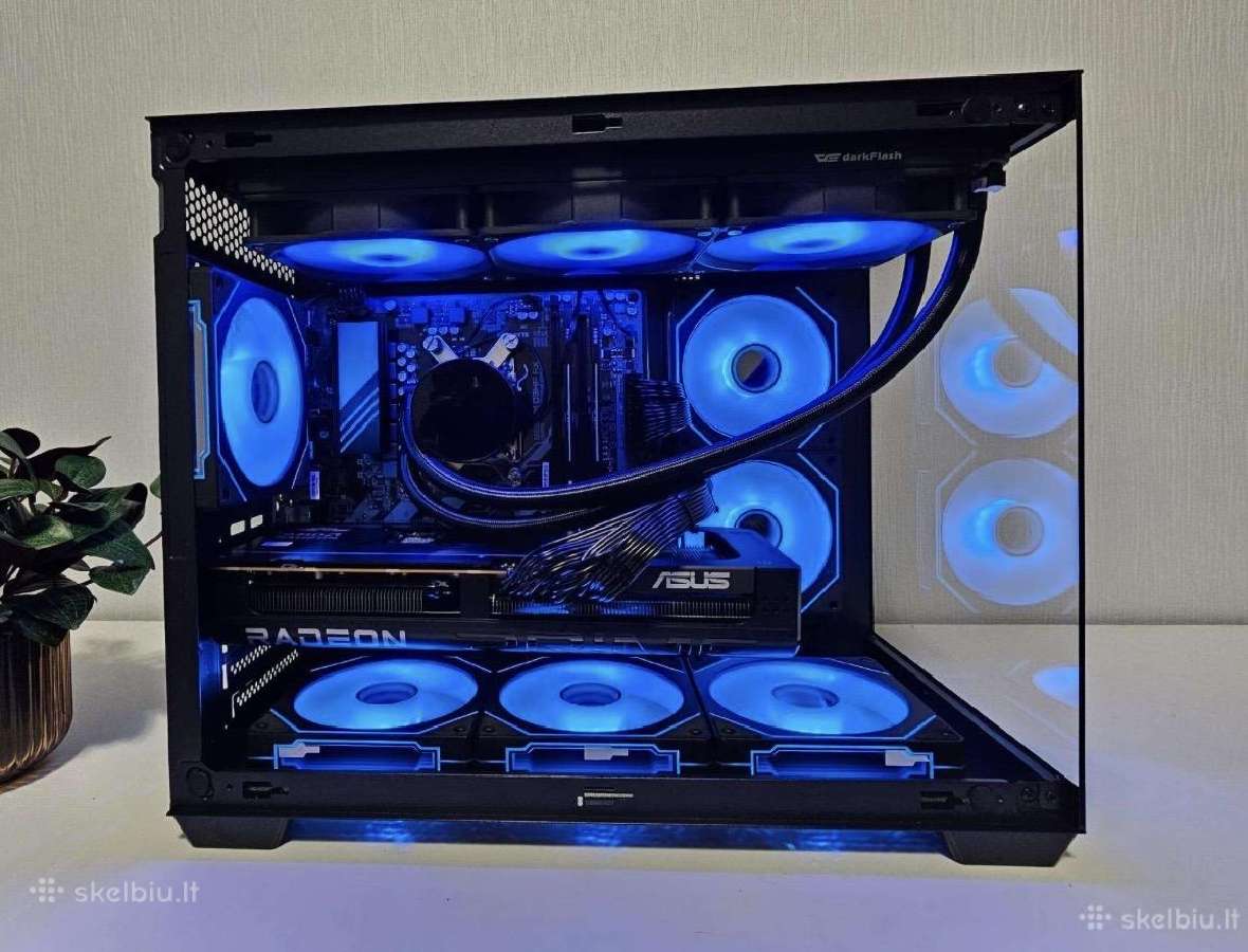 Naujas Gaming Pc Rx9070xt 7800x3d 32gb garantija - nuotraukos Nr. 3