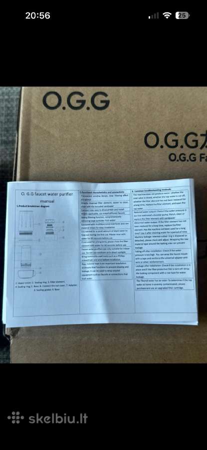 O.g.g Faucet Water Purifier - nuotraukos Nr. 6