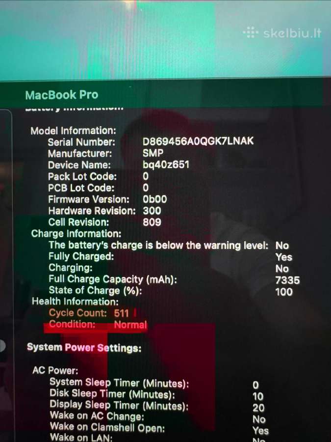 MacBook Pro 16" i9 32gb RAM 1tb 8gb Radeon - nuotraukos Nr. 6