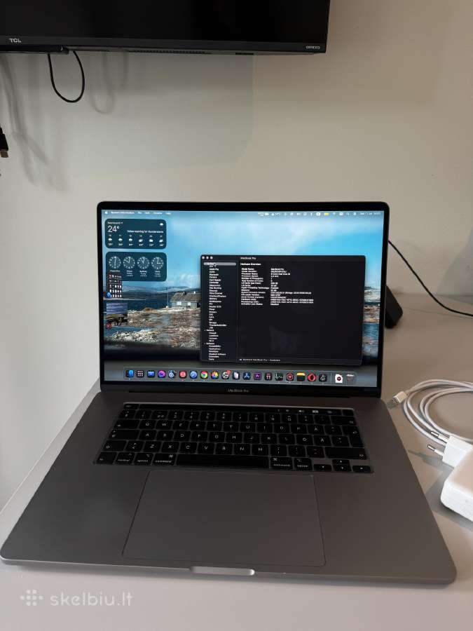MacBook Pro 16" i9 32gb RAM 1tb 8gb Radeon - nuotraukos Nr. 8