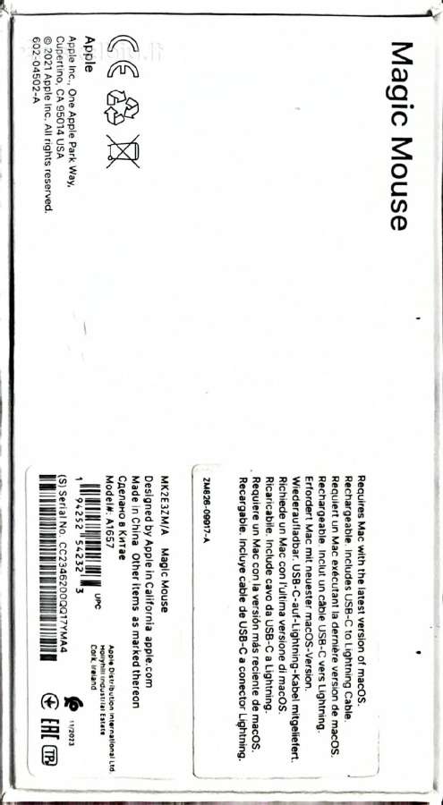 Apple Magic Mouse - nuotraukos Nr. 2