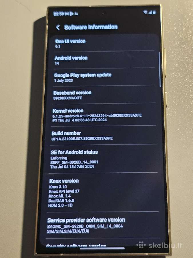 Sutvarkytas Samsung S24 Ultra 256/12 GB - nuotraukos Nr. 4