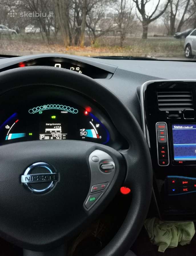 Nissan leaf 2015m - nuotraukos Nr. 5