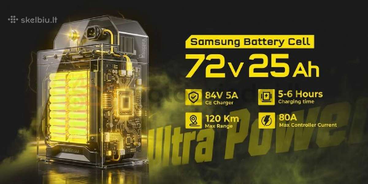 Elektrinis motociklas Valtinsu Em-5 Ultra 72v - nuotraukos Nr. 7