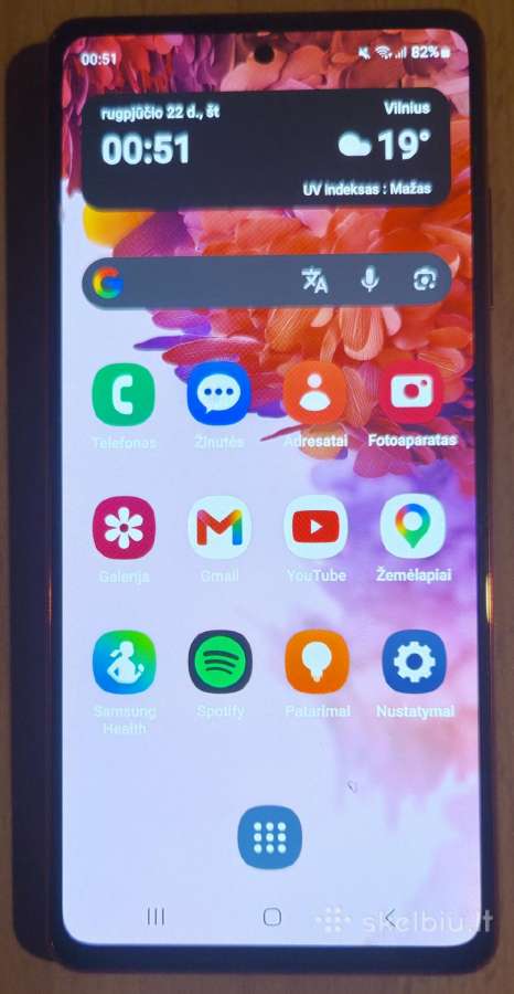 Samsung Galaxy S20 Fe 128 GB Raudonas Parduodamas - nuotraukos Nr. 2