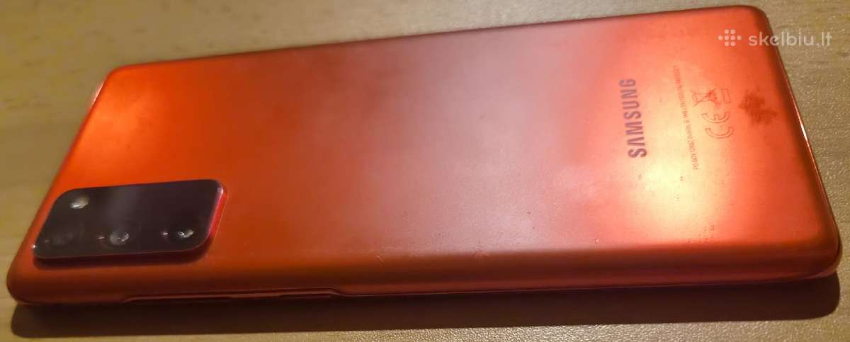 Samsung Galaxy S20 Fe 128 GB Raudonas Parduodamas - nuotraukos Nr. 6