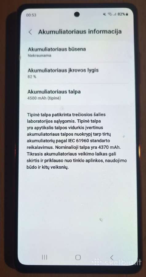Samsung Galaxy S20 Fe 128 GB Raudonas Parduodamas - nuotraukos Nr. 13