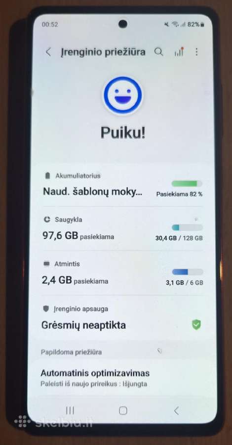 Samsung Galaxy S20 Fe 128 GB Raudonas Parduodamas - nuotraukos Nr. 14