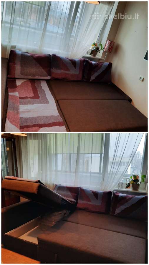 Kampinė sofa-lova - nuotraukos Nr. 2