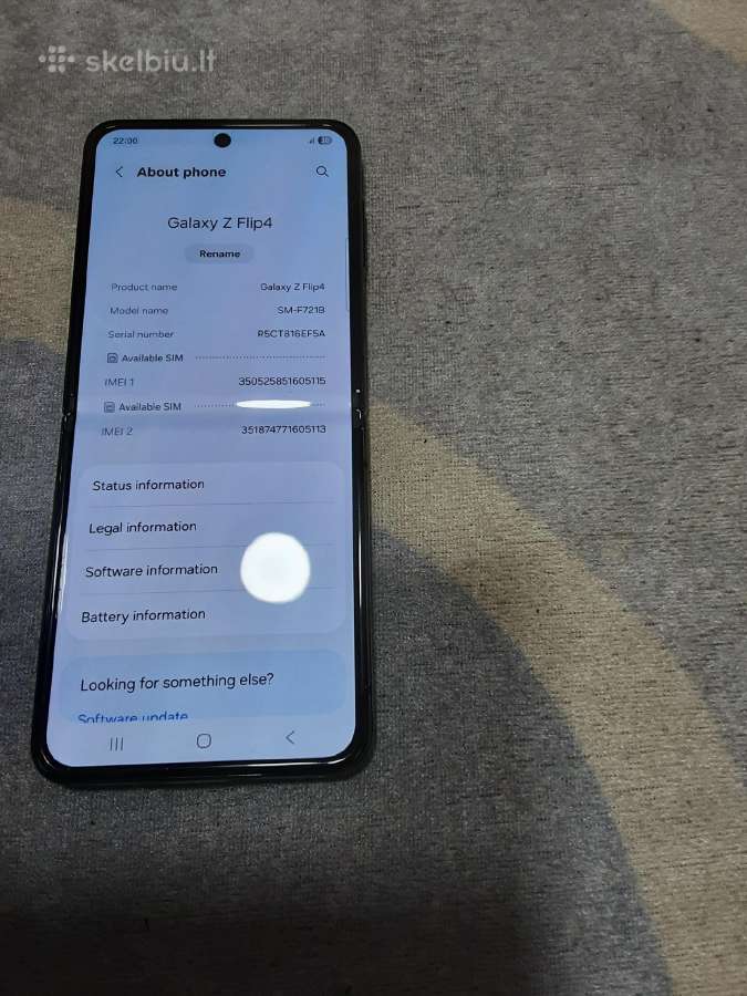 Samsung z flip4 - nuotraukos Nr. 3