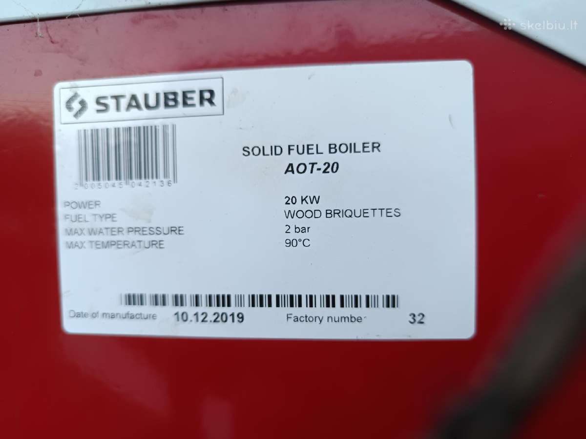 Parduodu krosnį 20 kw .naudota du metus. 120eur - nuotraukos Nr. 6