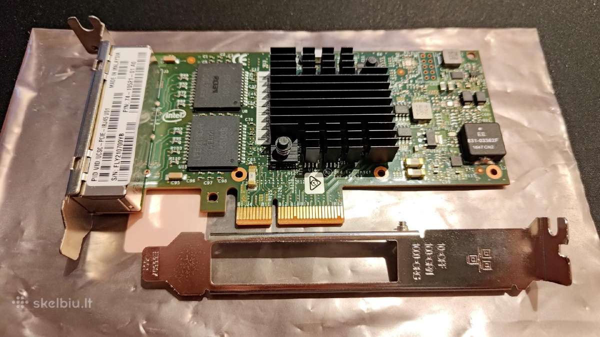 Cisco Intel i350-t4 tinklo plokštė - nuotraukos Nr. 2