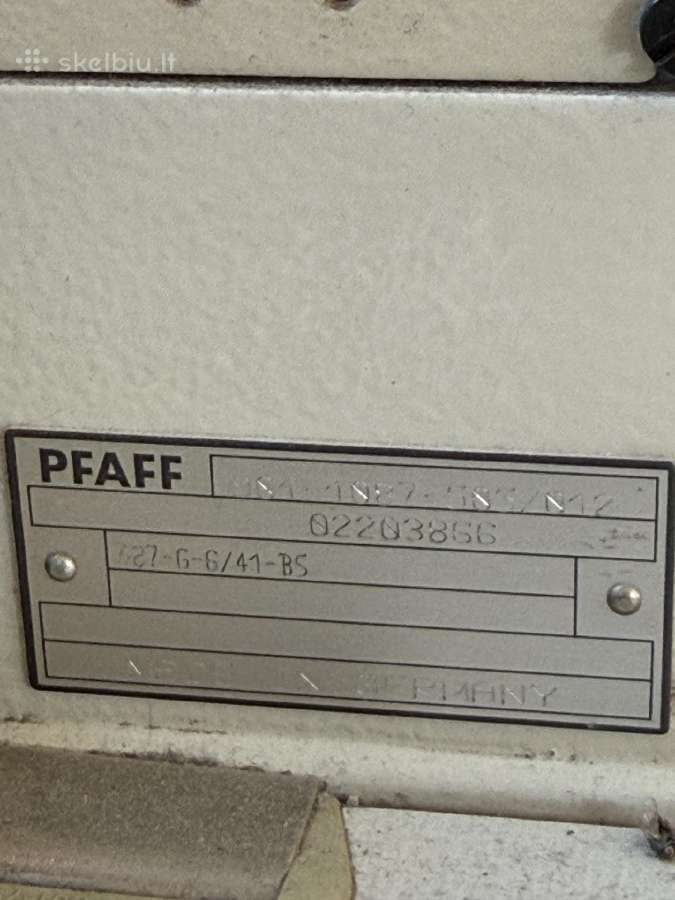 Pfaff dvigubo transportavimo siuvimo masina - nuotraukos Nr. 6