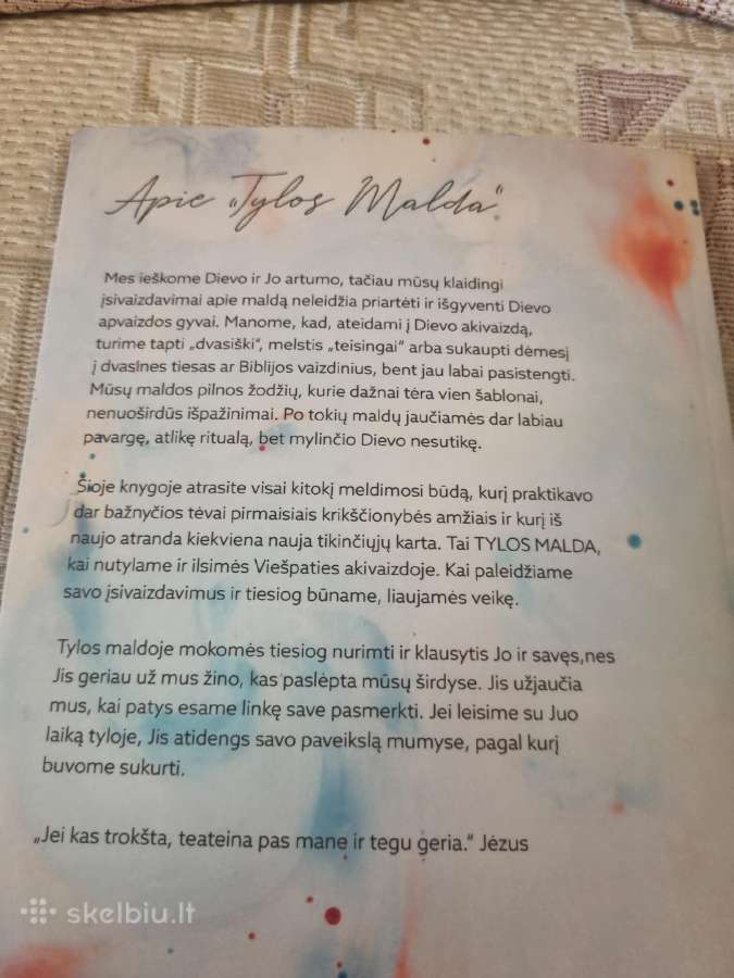 Tylos malda - nuotraukos Nr. 5