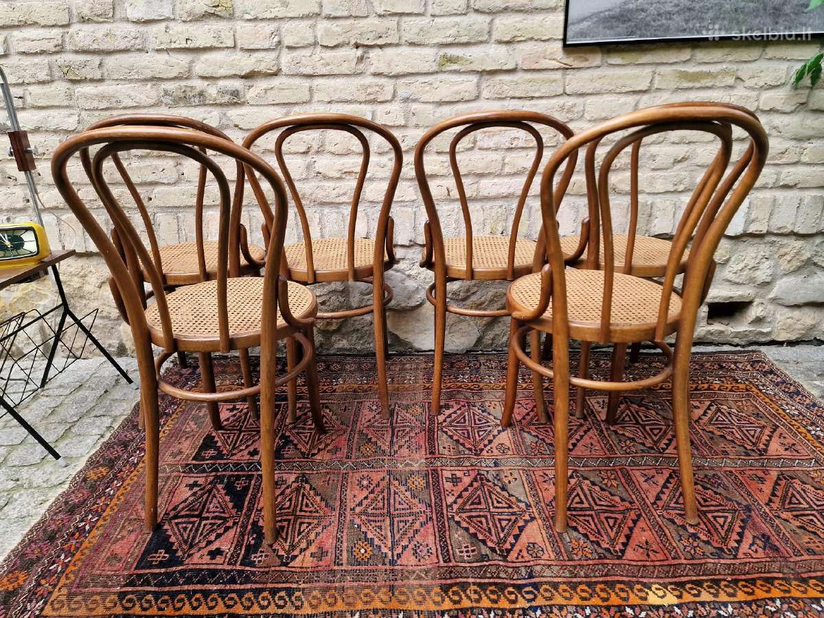Vintažinės mid century Thonet st.bukmedžio kėdės - nuotraukos Nr. 2