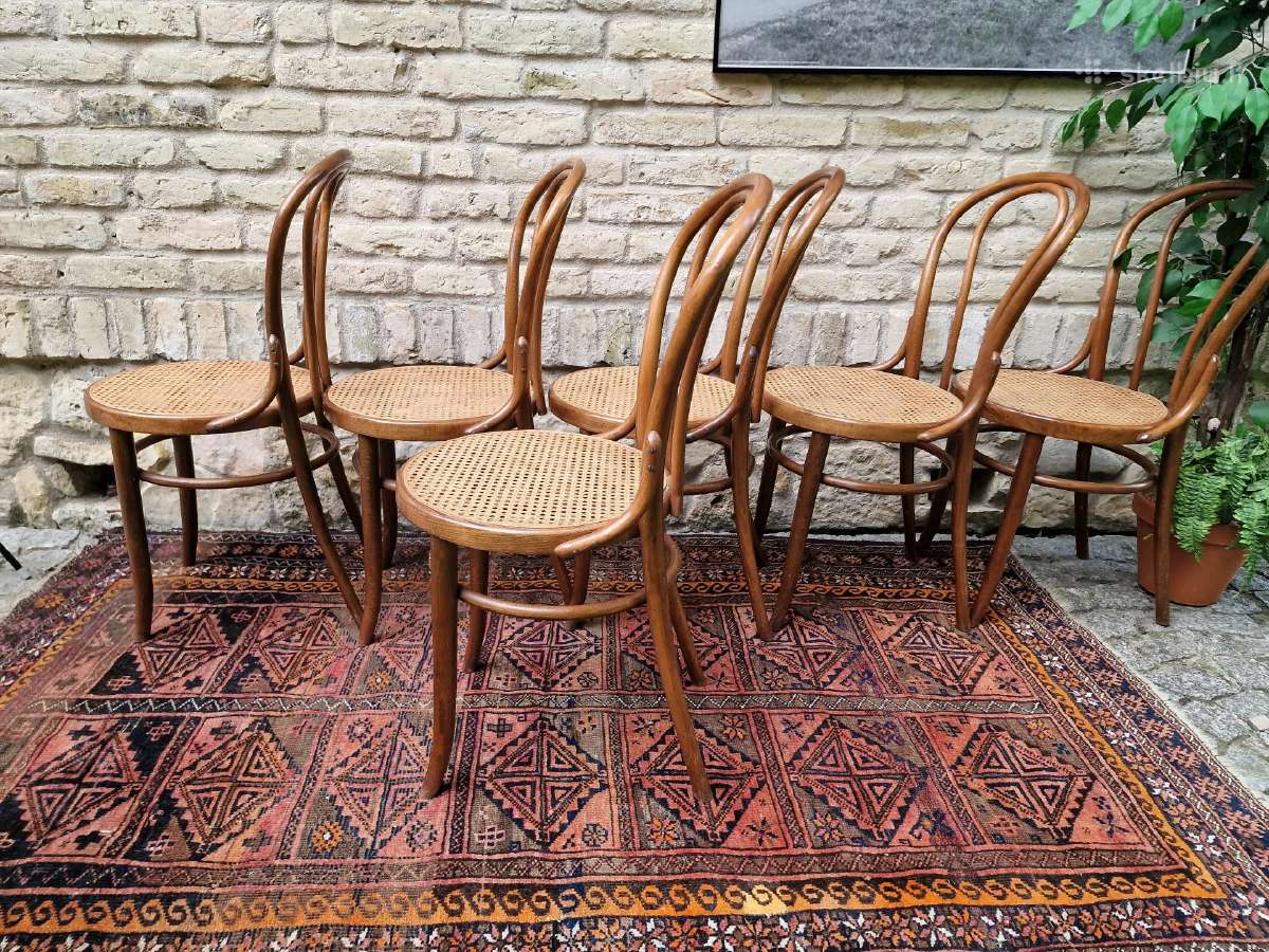 Vintažinės mid century Thonet st.bukmedžio kėdės - nuotraukos Nr. 3